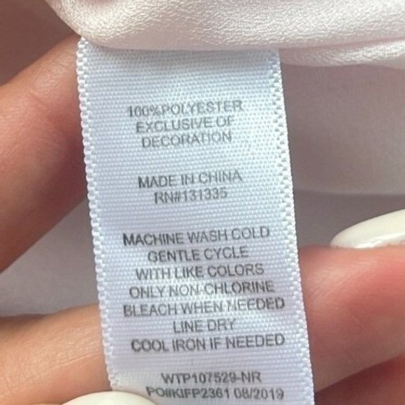 Socialite Pink Lace Camisole Top XS Pastel Chiffon V Neck Fairy Cottage Romantic - Picture 8 of 8